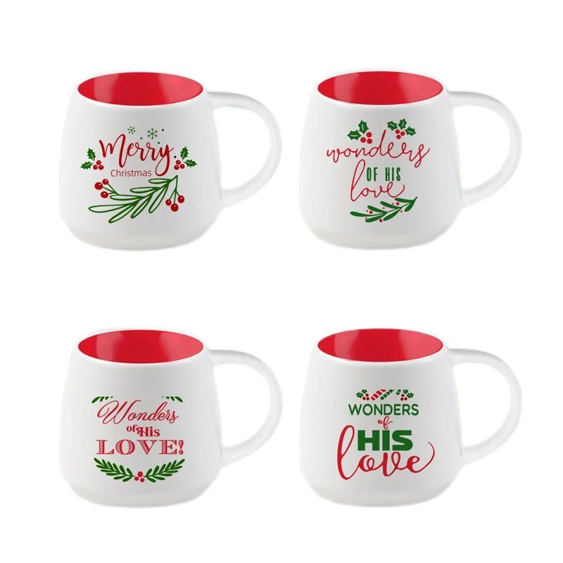 Set di tazze natalizie con tazza di pancia