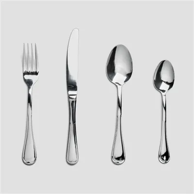 Set di posate per posate in argento