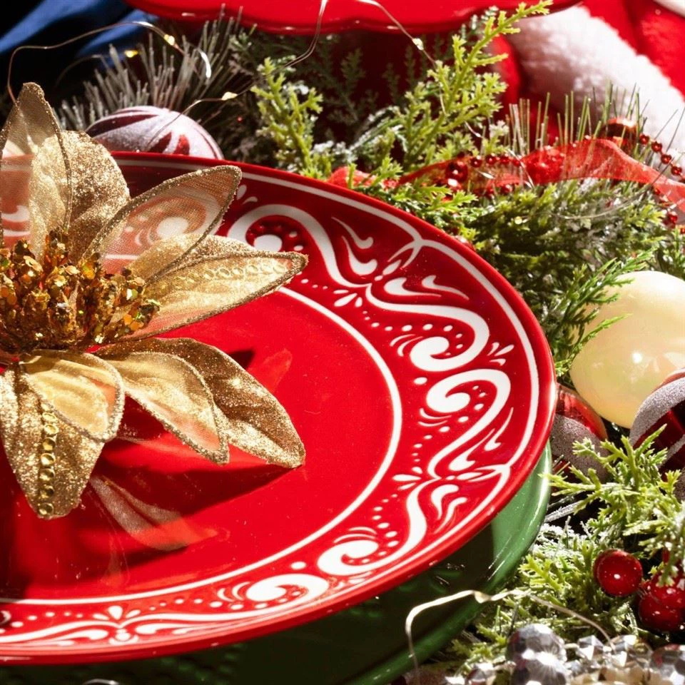 Christmas Ceramic Dinnerware Set, Plates & Bowls suppliers