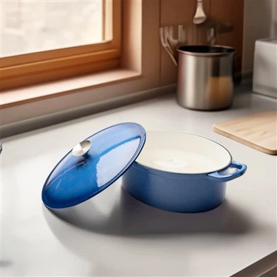 Forno olandese smaltato per famiglie più grandi da 6 litri